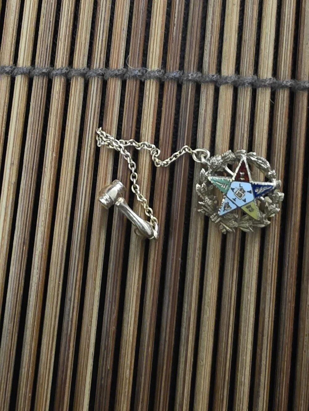 14k Eastern Star Yellow Gold Pin (Vintage)